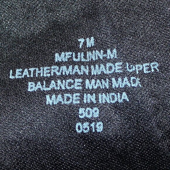 Marc Fisher Black Moto Lace Up Zipper Combat Biker Goth Boots 7M Leather - Picture 7 of 8